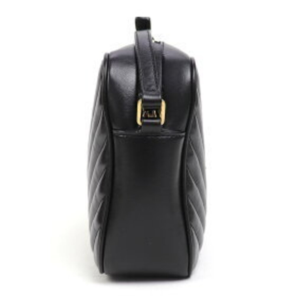 Yves Saint Laurent Monogram Lou Camera Tassel Charm YSL Logo Fringe Chevron V - Picture 4 of 7